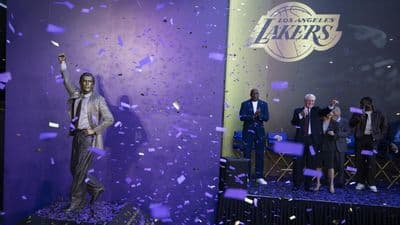 Lakers Unveil Statue Honoring Legendary Coach Pat Riley
