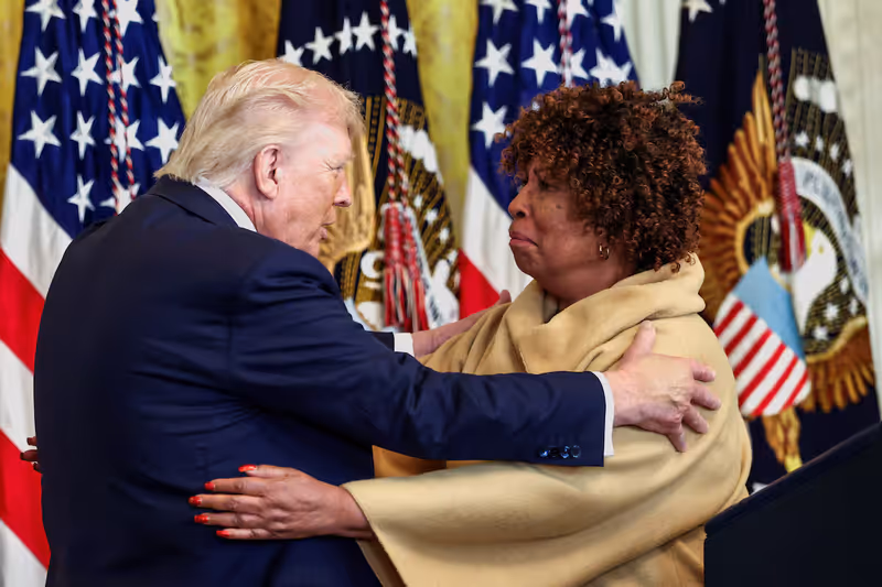 Trump at Black History Month event